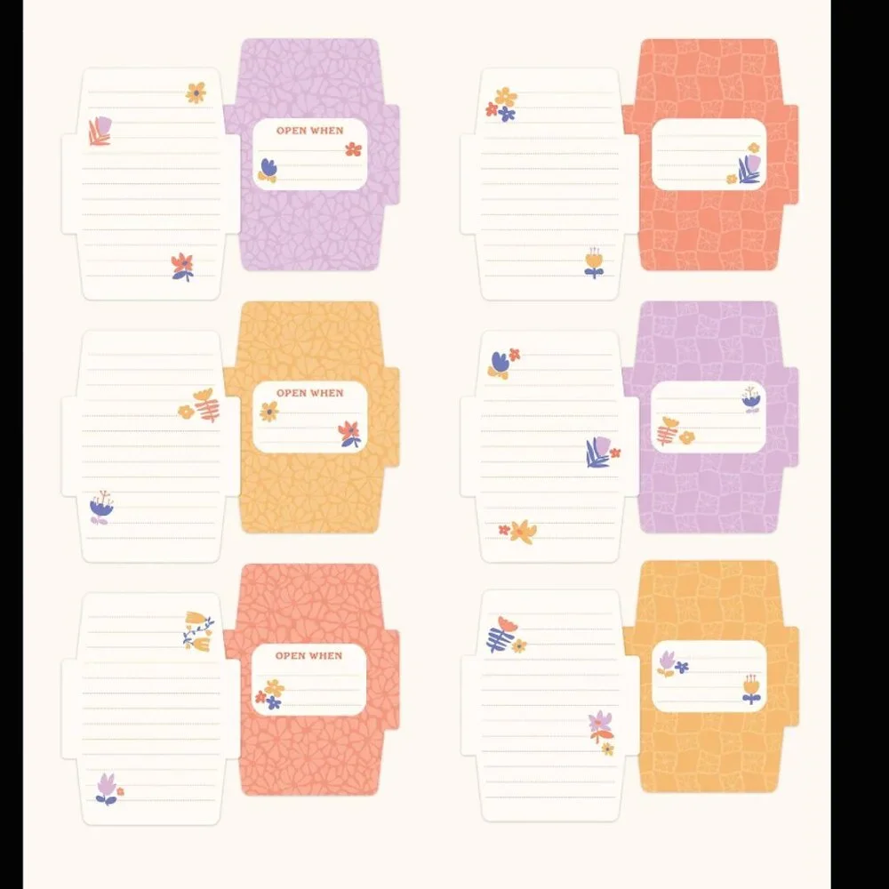 Studio Oh - Swaying Blooms Mini Memo with Stickers